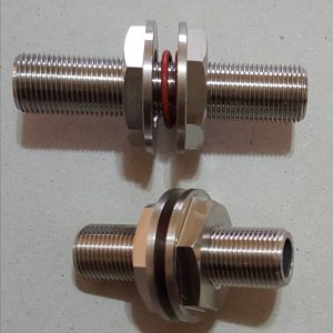 S/S Bulkhead Set 3/8 60mm