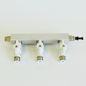 Gas Manifold (3 way with Plug)