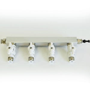 Gas Manifold (4 way with Plug)